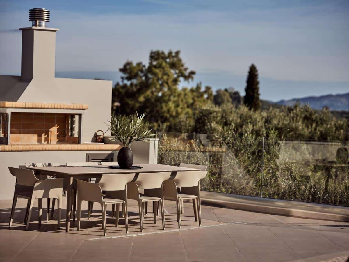 Felicita Villa living space with large windows