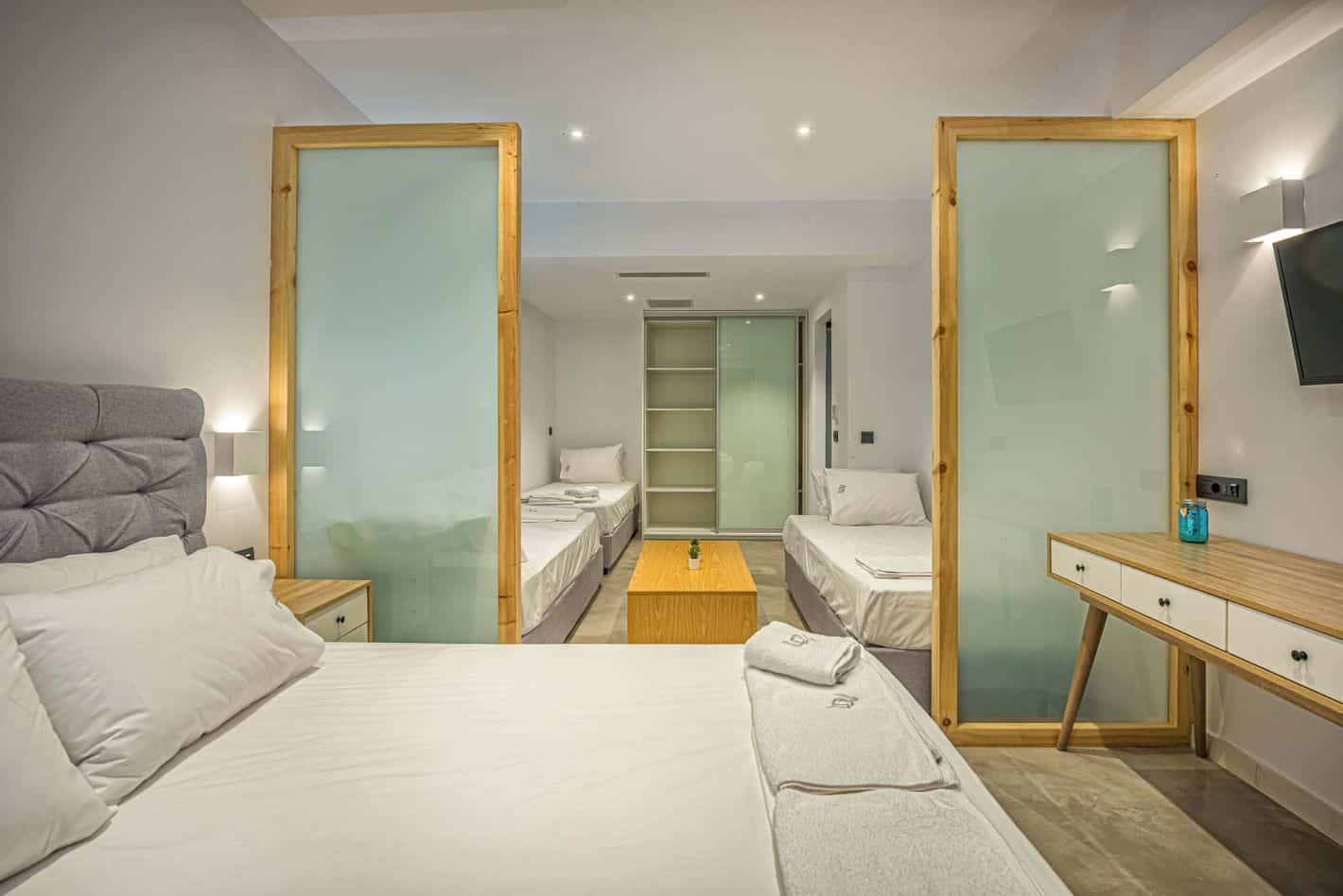 Bedroom suite at Divine Villa Zakynthos