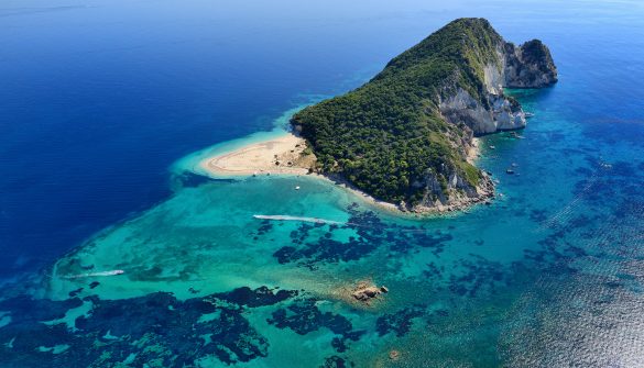 Marathonisi island near Zakynthos